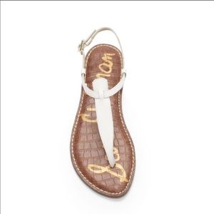NIB Sam Edelman Gigi White Sandals 8.5